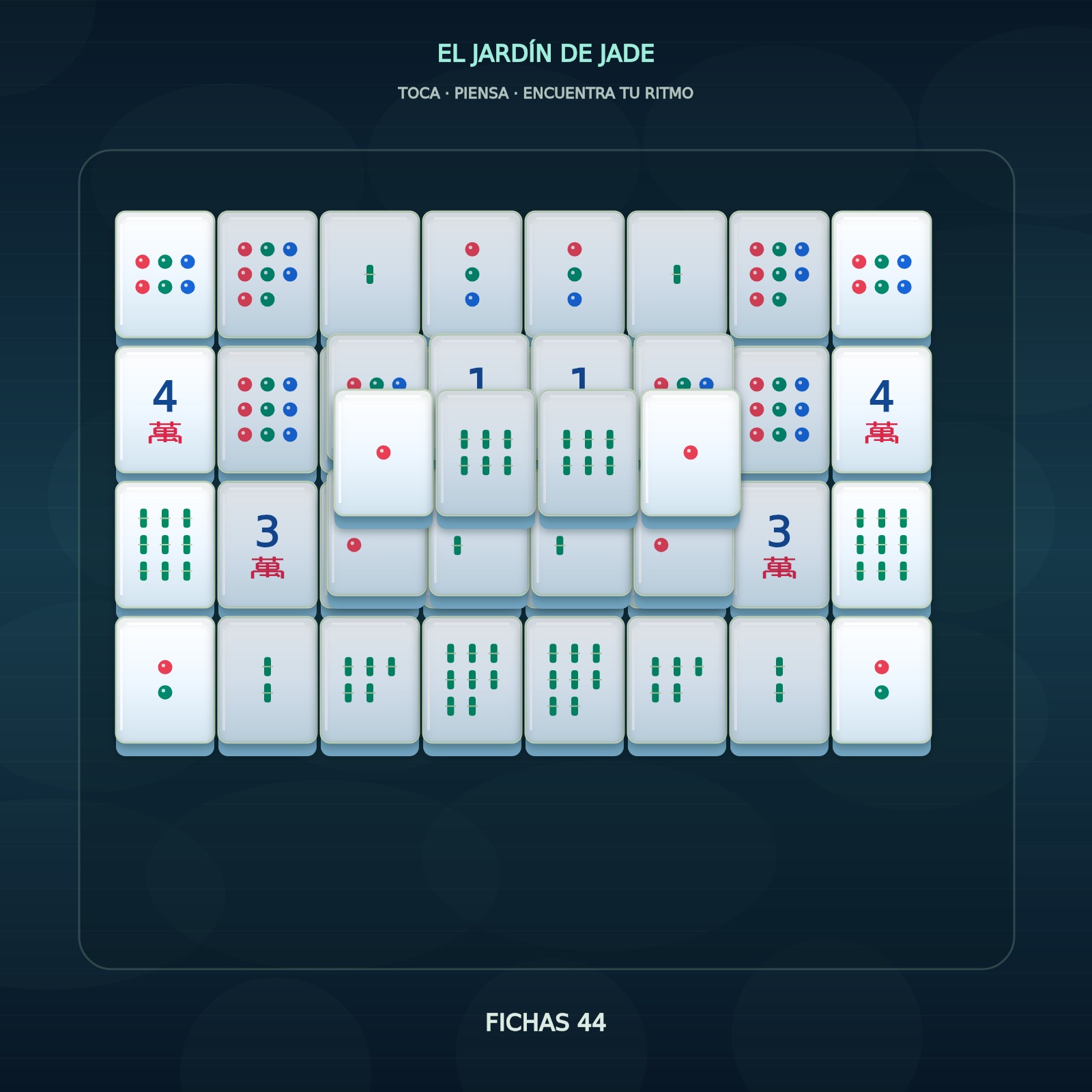 Gameplay capture of Mahjong Solitaire
